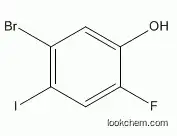 Molecular Structure of 530141-46-9 (5-Bromo-2-Fluoro-4-iodophenol)